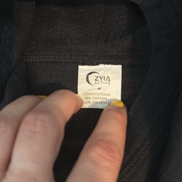Black Zyia Oh So Soft Hoodie M - Picture 4 of 5